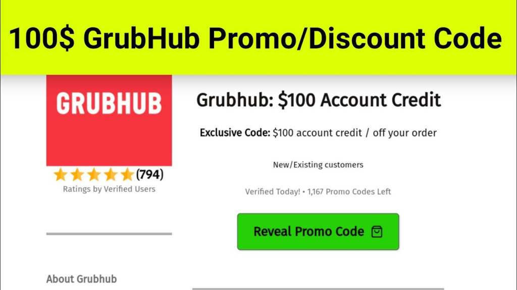 Grubhub Promo Code