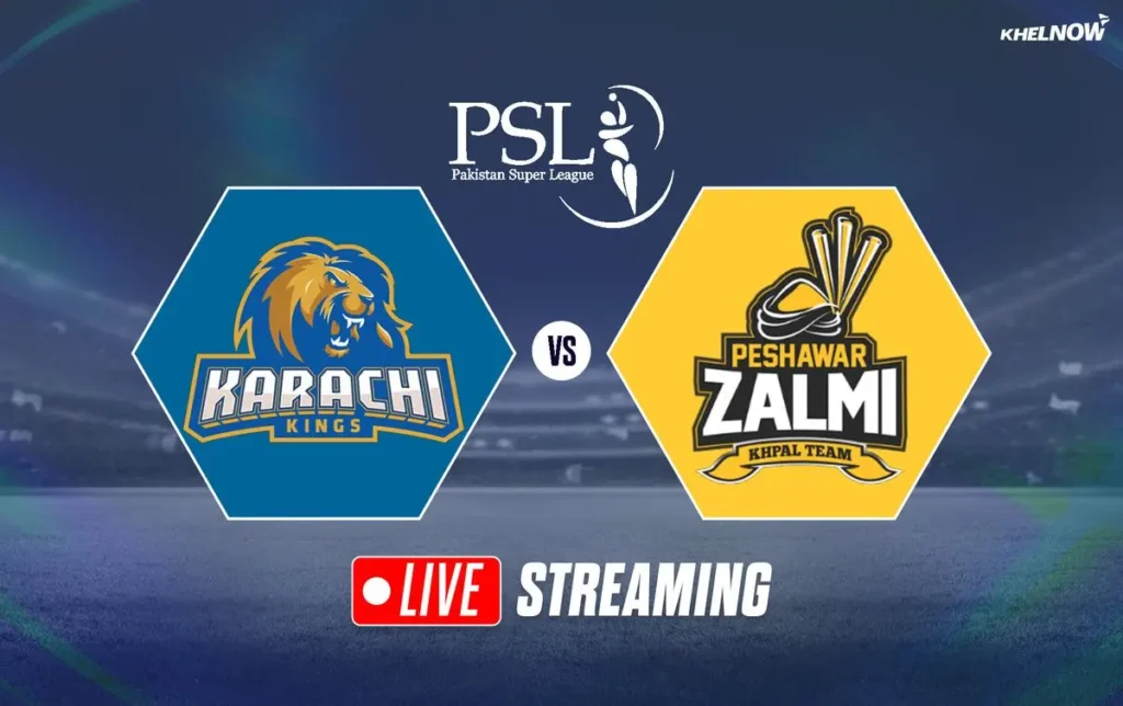 Karachi Kings vs Peshawar Zalmi Standings